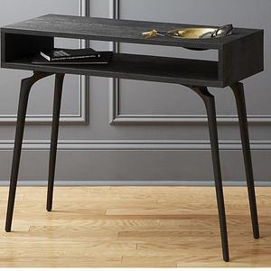 Unwind Black Console Table