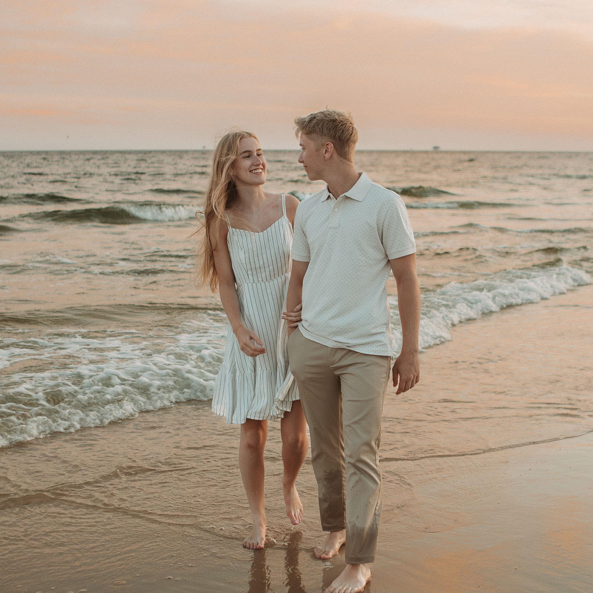 Our first beach trip together with the Kents