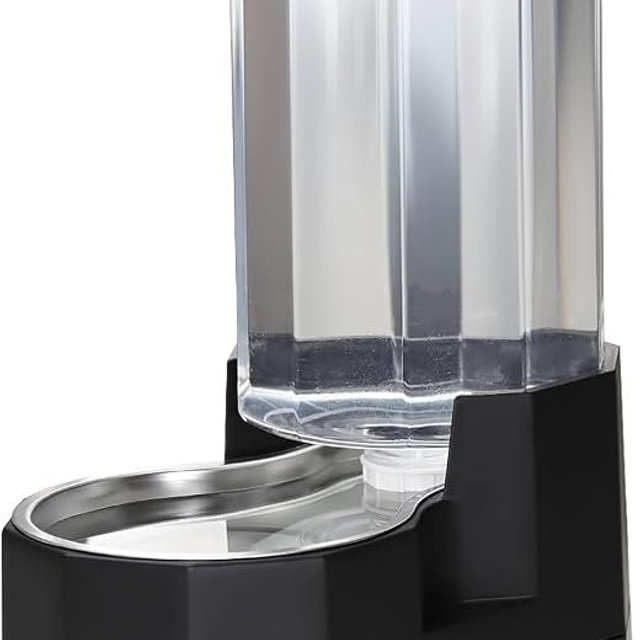 Sfozstra 9L Elevated Dog Water Dispenser - Gravity Auto-Refill, Raised Height for Seniors, Leak-Proof, Stainless Steel Bowl, for Large Dogs & Multi-Pet Homes in Kitchen, Living Room or Garage