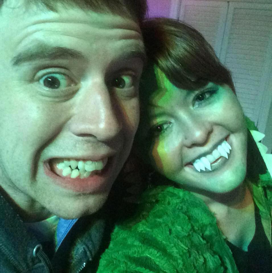 Brandon puts up with so much of my costumed silliness. Halloween 2017