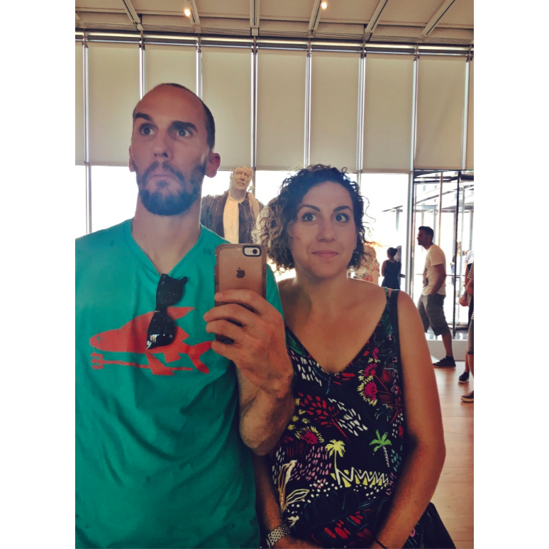 One of our first dates at the Whitney Museum, NYC