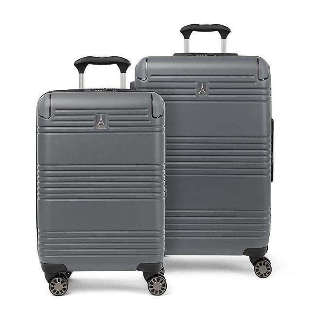 Travelpro Roundtrip Hardside Expandable Spinner Luggage, Gunmetal Grey, 2-Piece Set (21/25)