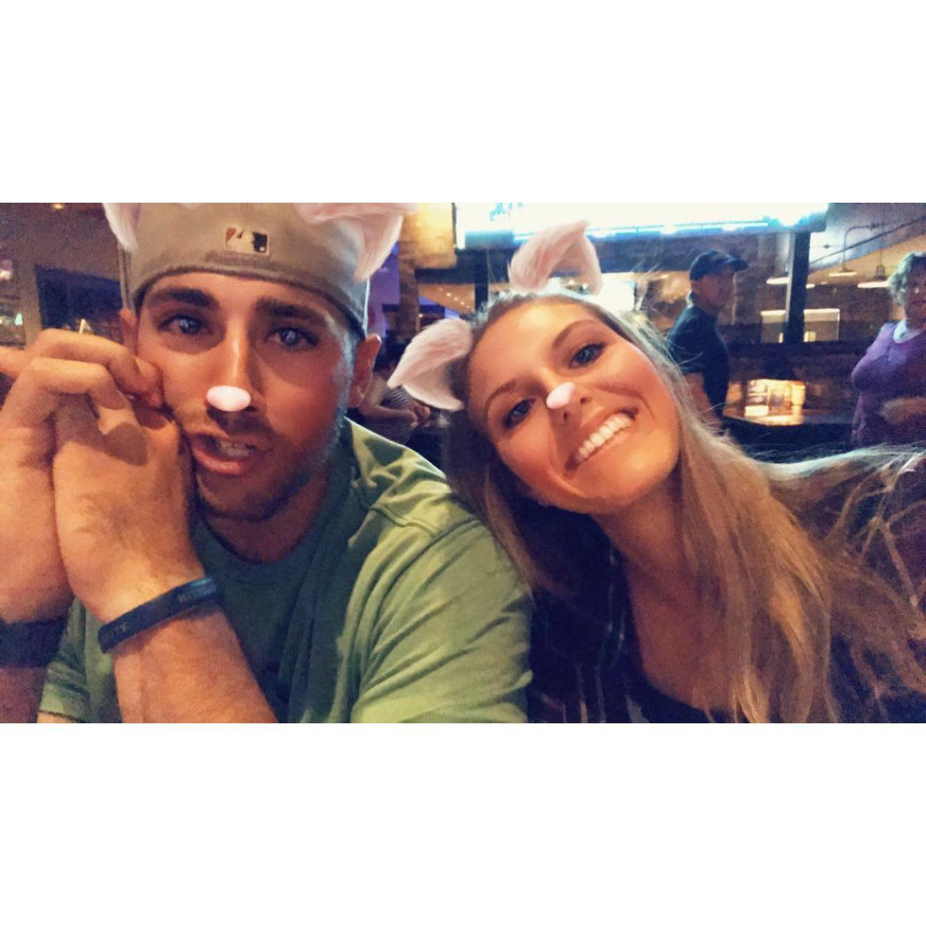August 2017; Mesa, AZ
Our first official photo as a couple