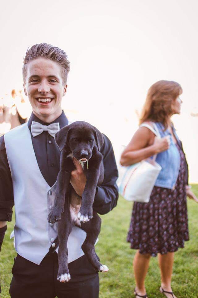 Eli at his senior prom!