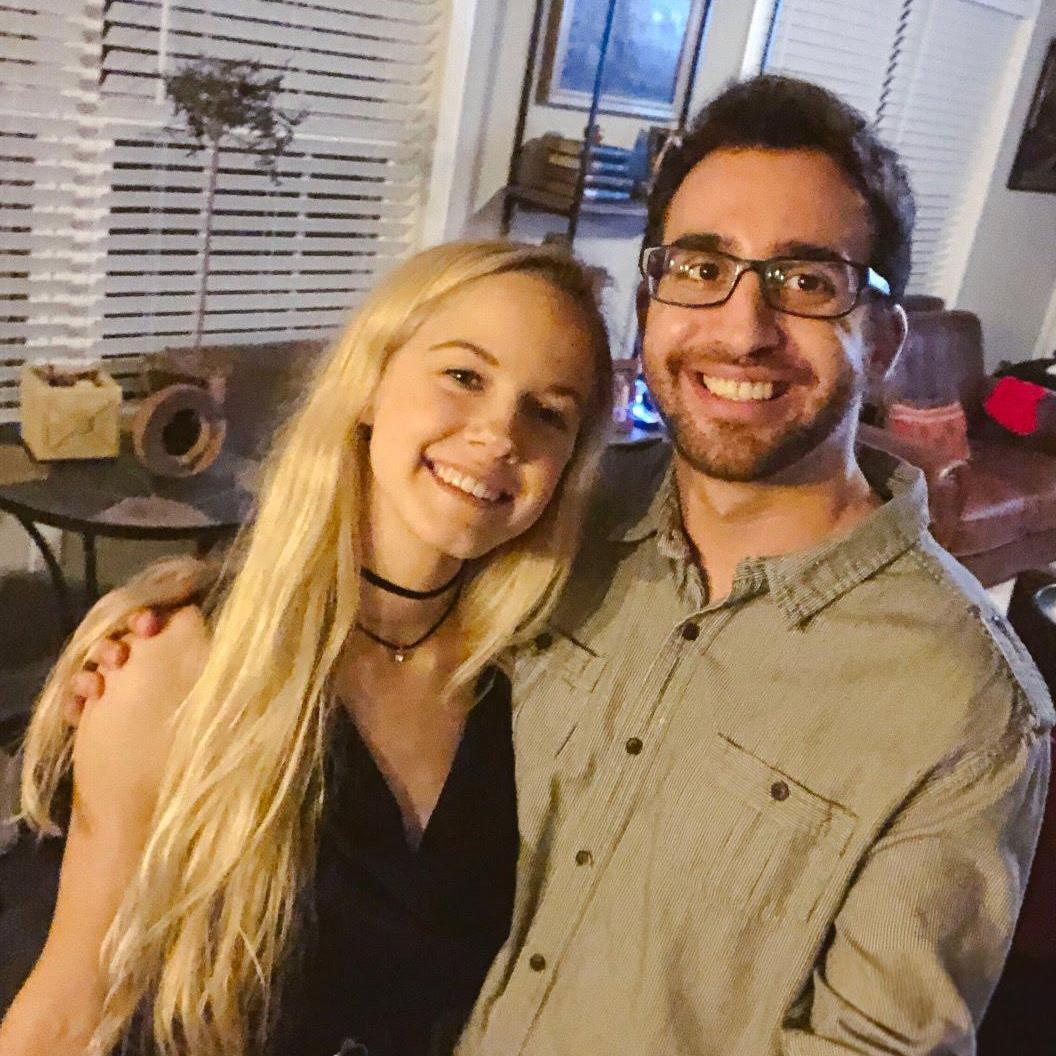 The night before we became official boyfriend and girlfriend!