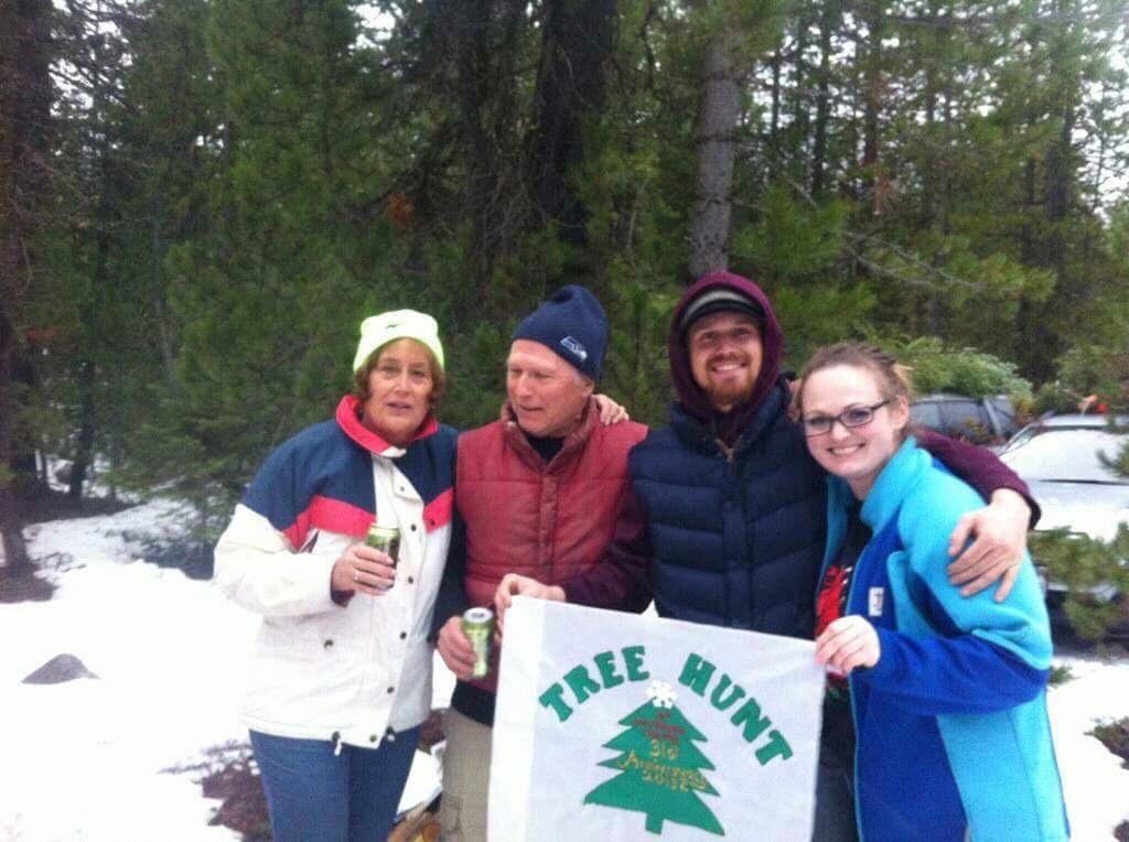 Traditional Faith Christmas Tree Hunt. November 2017.
