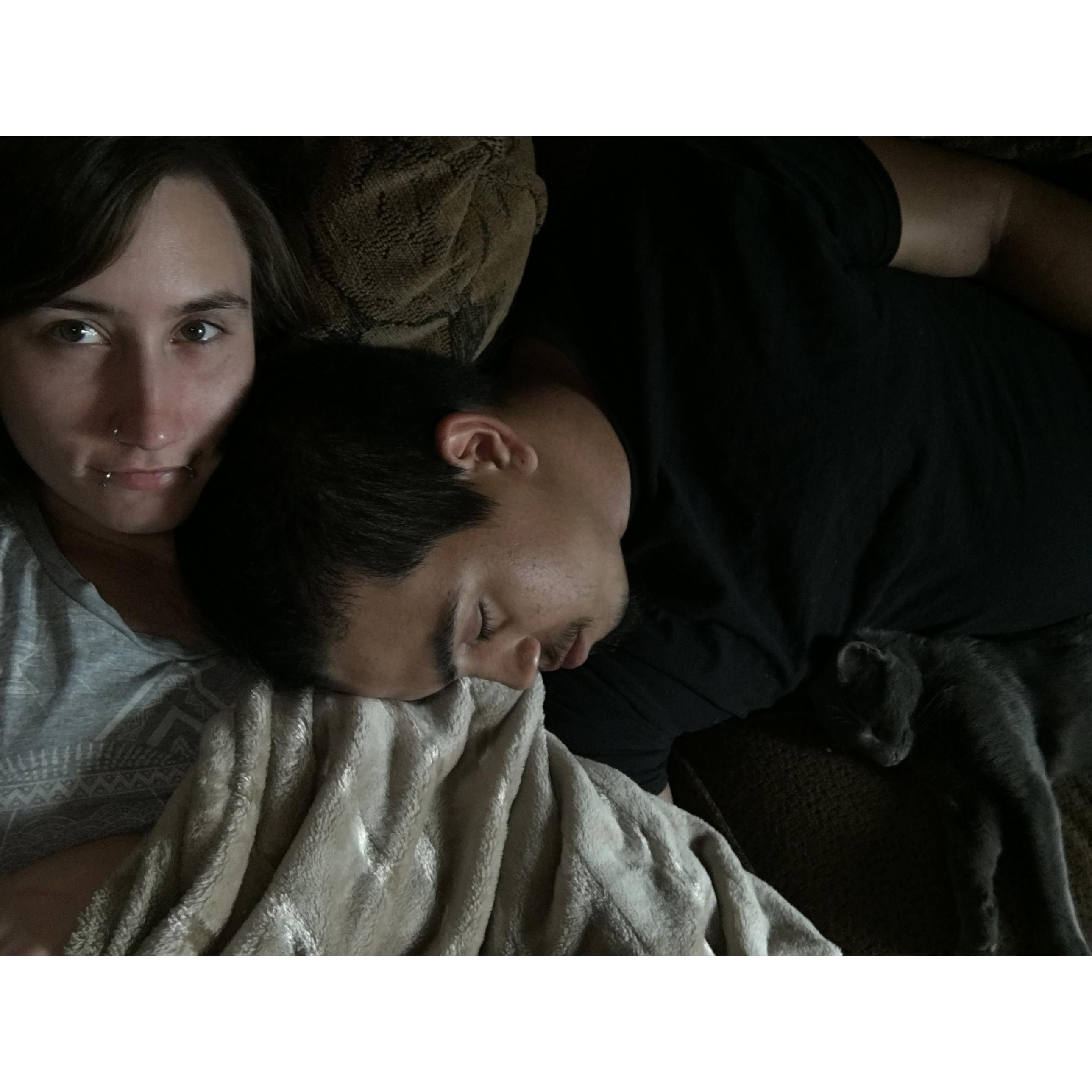 Family picture in our natural habitat