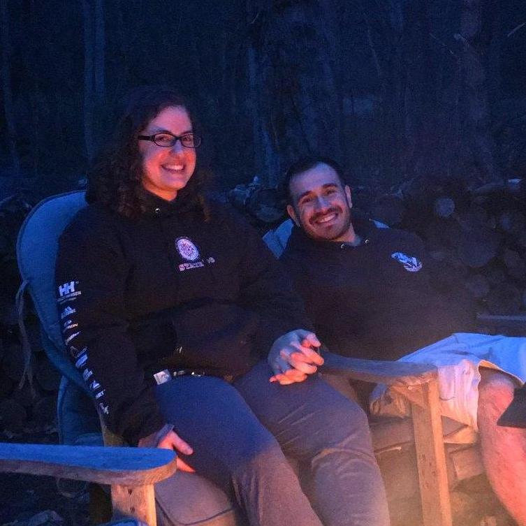 Campfire with friends, March 2018
