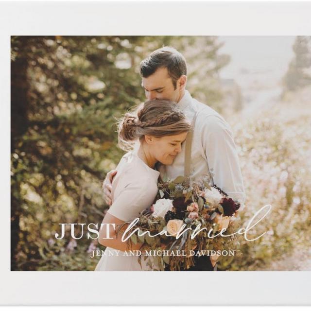 Simple Elegant Wedding Photo Book