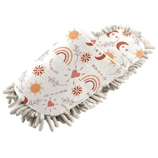 Mop Slippers Warm Indoor Slipper for Kitchen Livingroom Bedroom Suitable adults