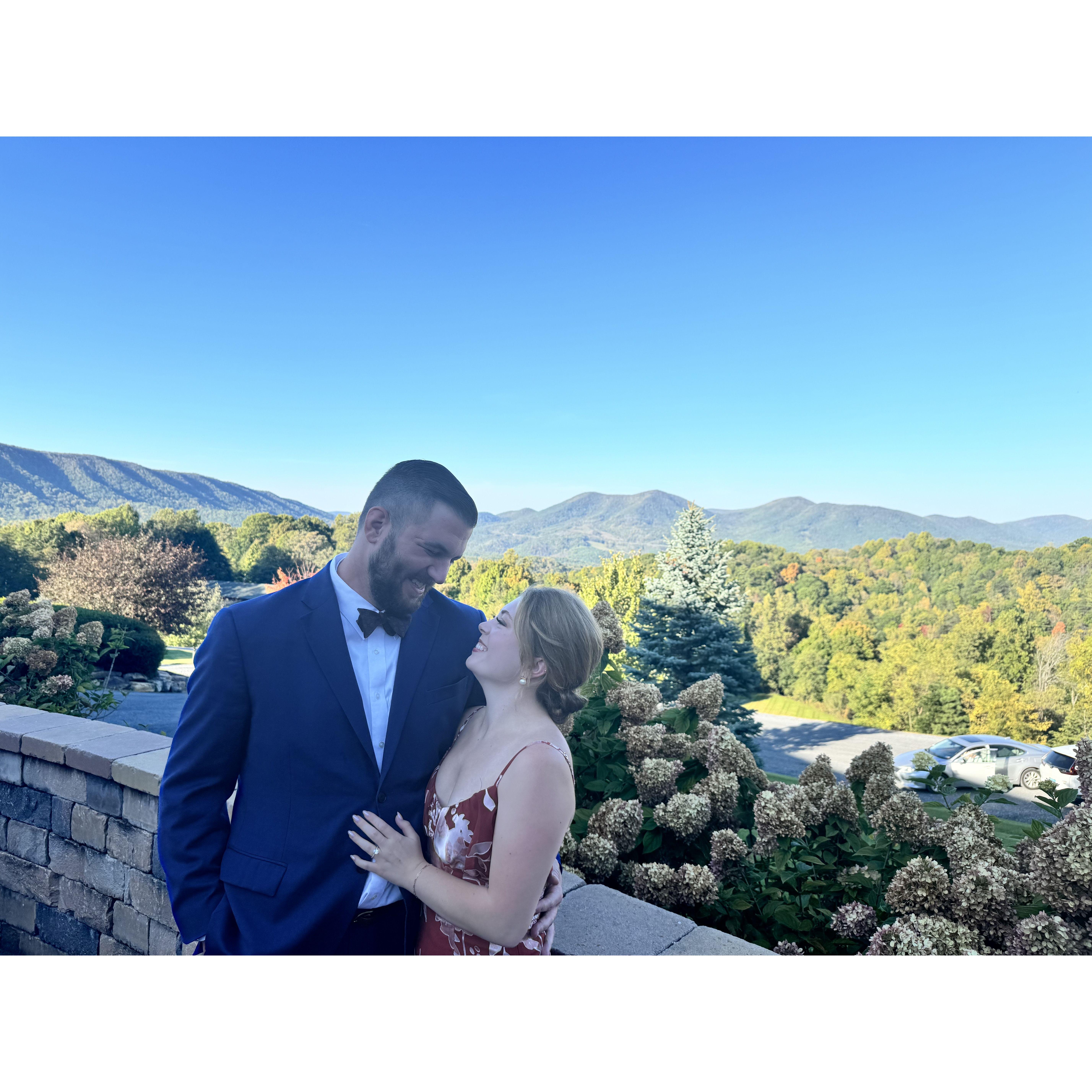The day we got engaged!