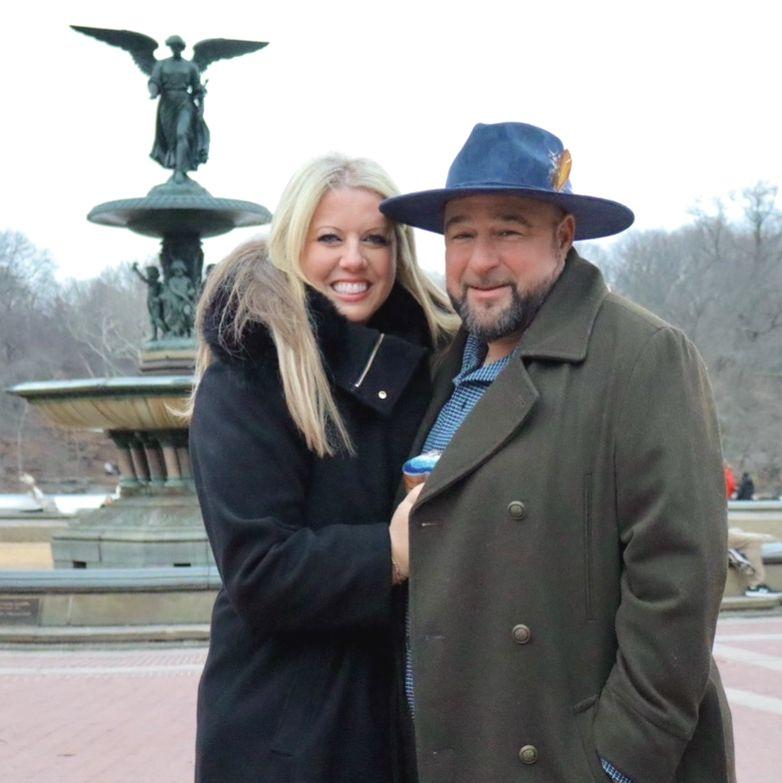 engagement at the central park fountain