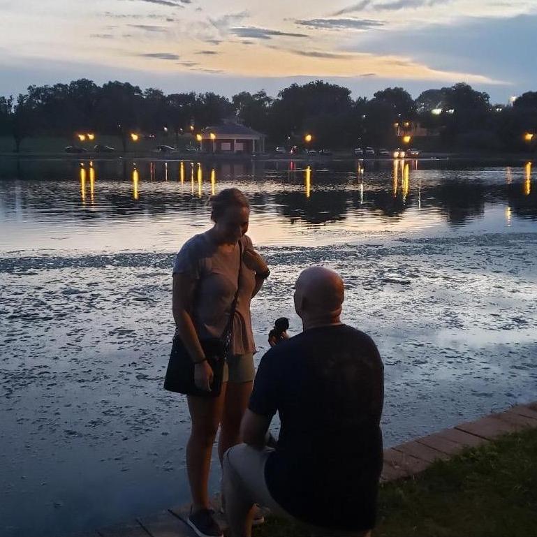 Engaged in Richmond, Sept. 2020