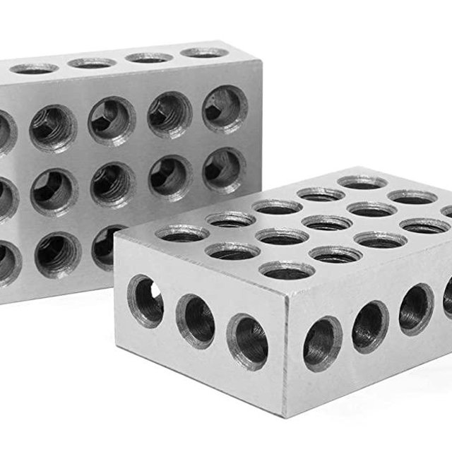 WEN 10423 3 x 2 x 1-Inch Steel-Hardened Precision 123 Blocks, Two Pack