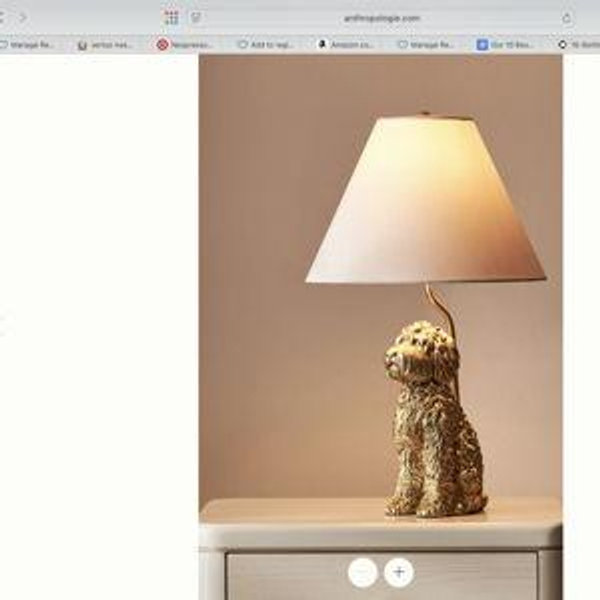 The Icon Table Lamp: Dog Edition