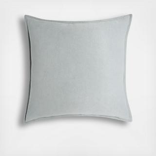 Organic Cotton Velvet Throw Pillow Cover
