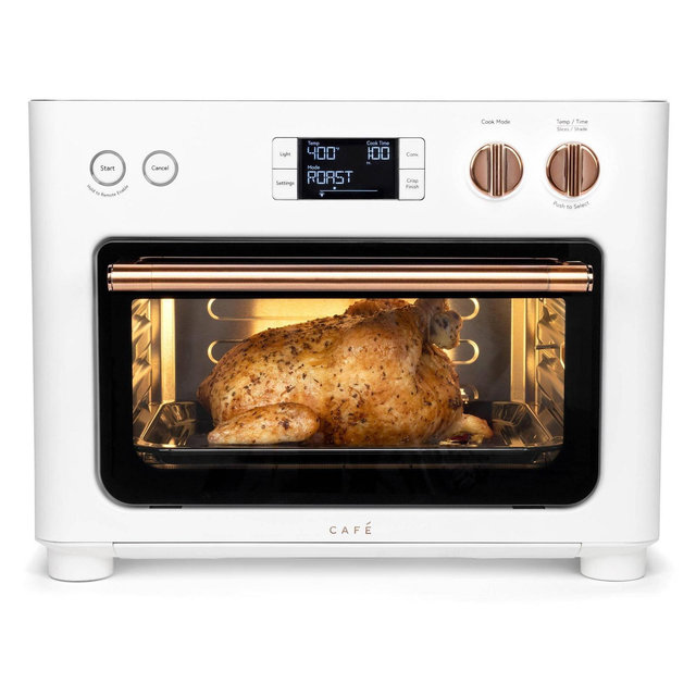 Cafe Couture 25L Oven with Air Fry Matte White: Toaster Oven, Countertop, Includes Accessories