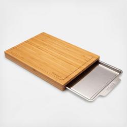 Architec Bamboo Non-Slip Cutting Board | Crate & Barrel