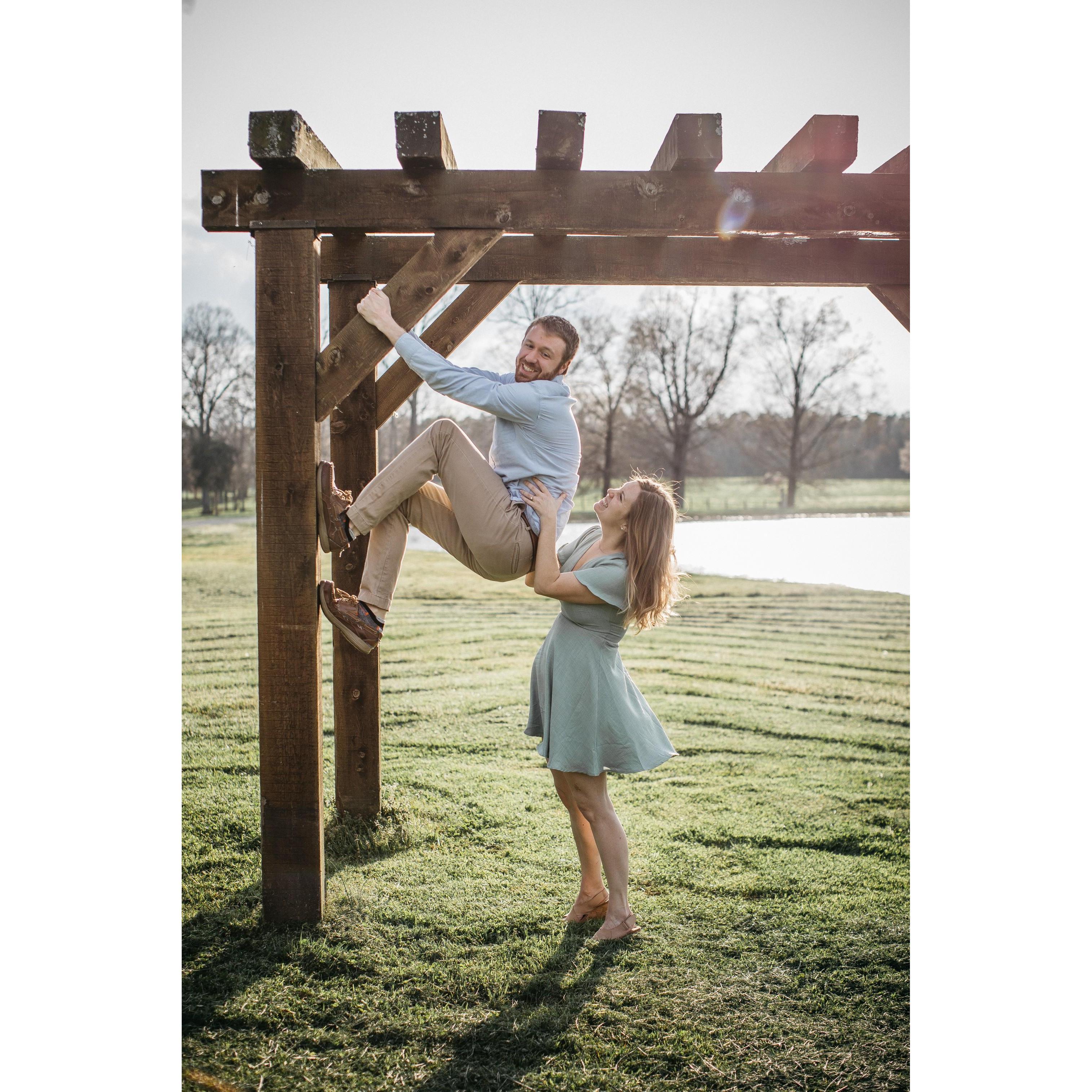 A little engagement photo fun.