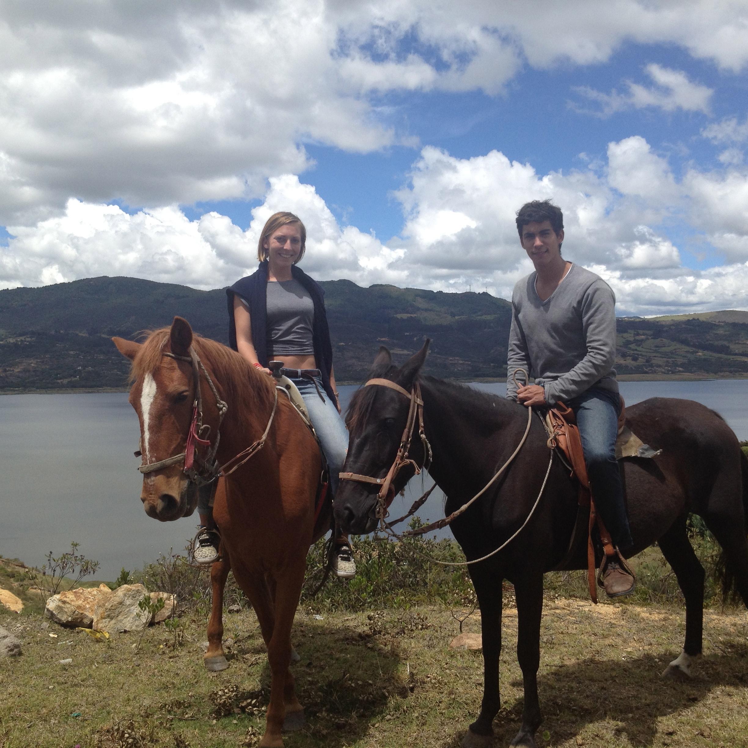 Horse riding in Guatavita, Colombia 2014