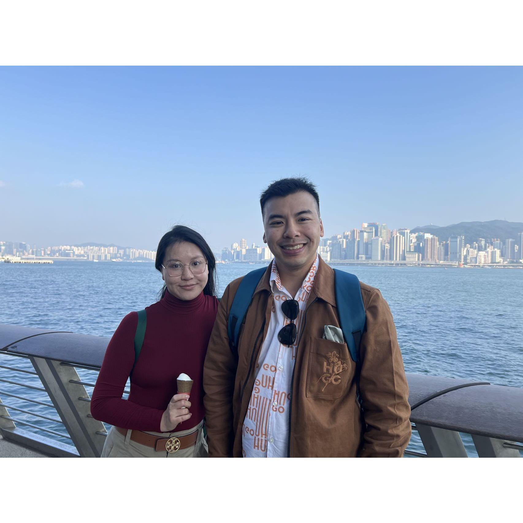 Victoria Bay Hong Kong December 2024