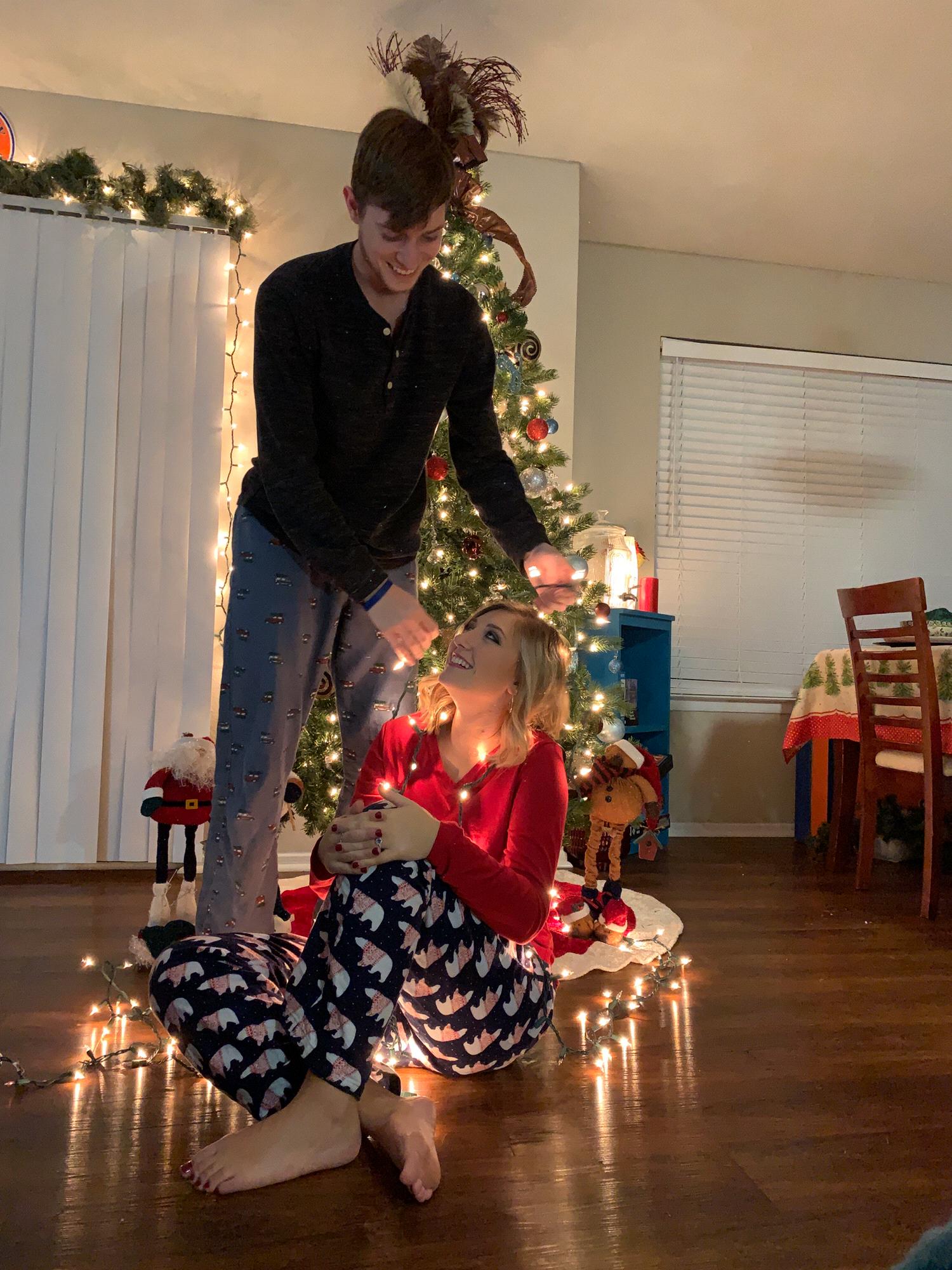 First Christmas living together, 2018