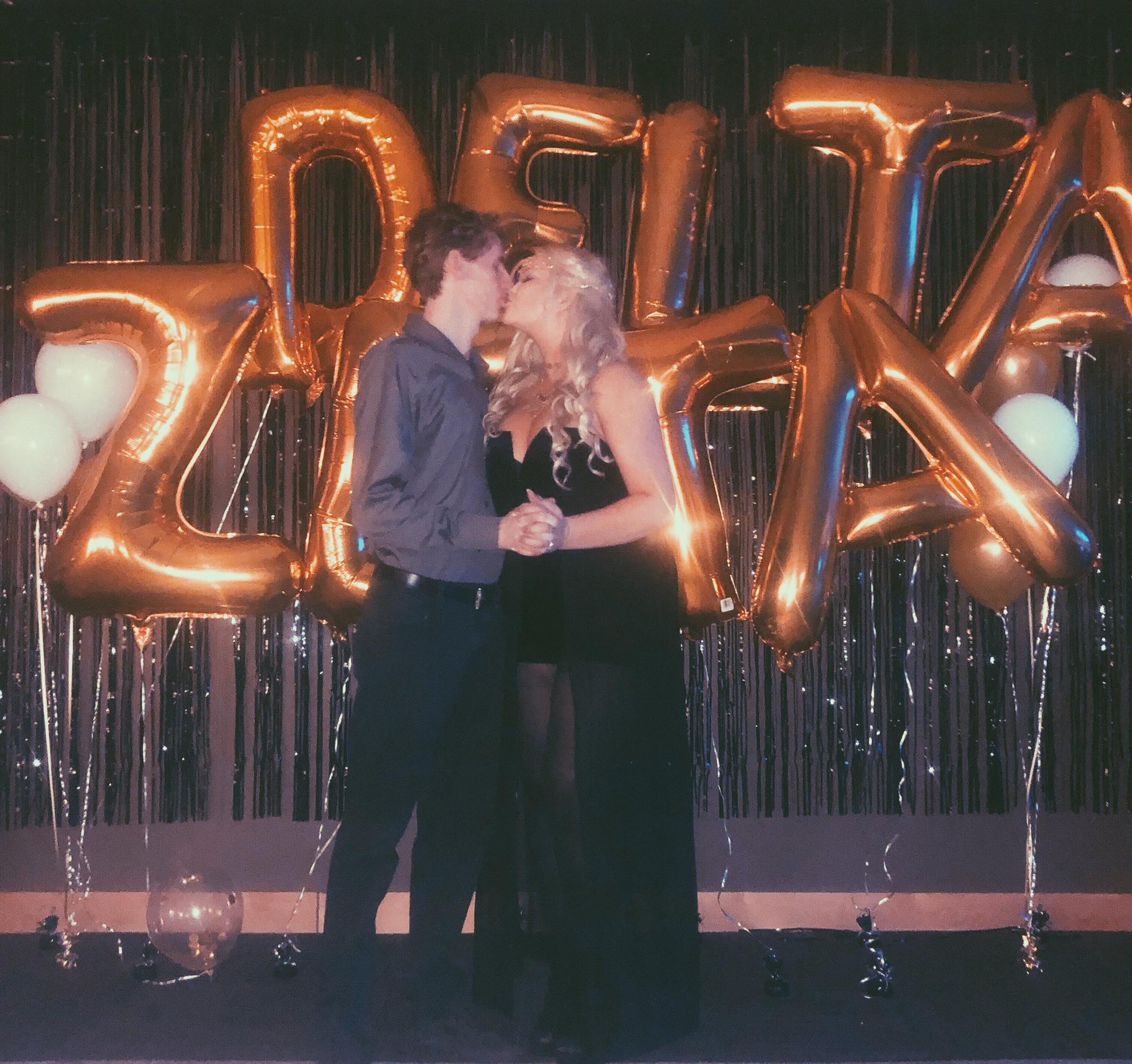 The day after we got engaged at the Delta Zeta formal, 2019