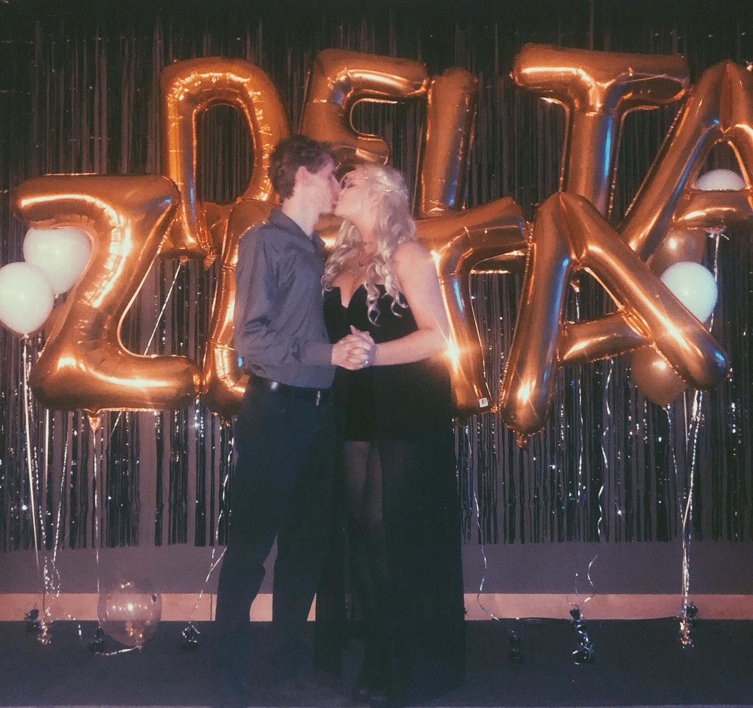 The day after we got engaged at the Delta Zeta formal, 2019