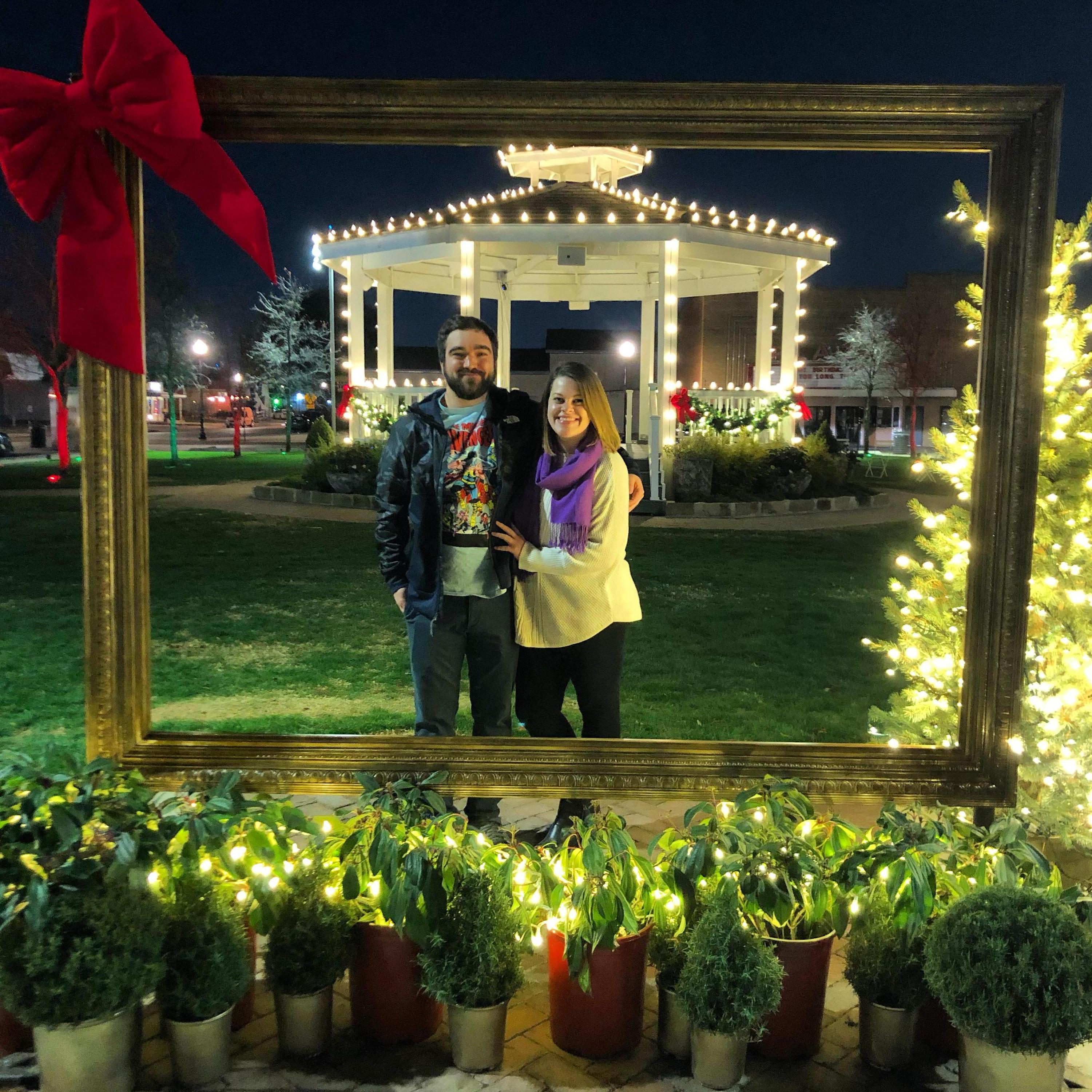 Downtown Carrollton Christmas lights