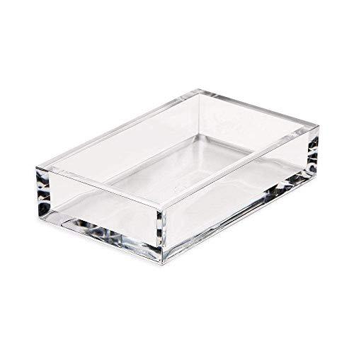Caspari Acrylic Guest Towel Paper Napkin Holder in Clear, For Caspari Towels Only