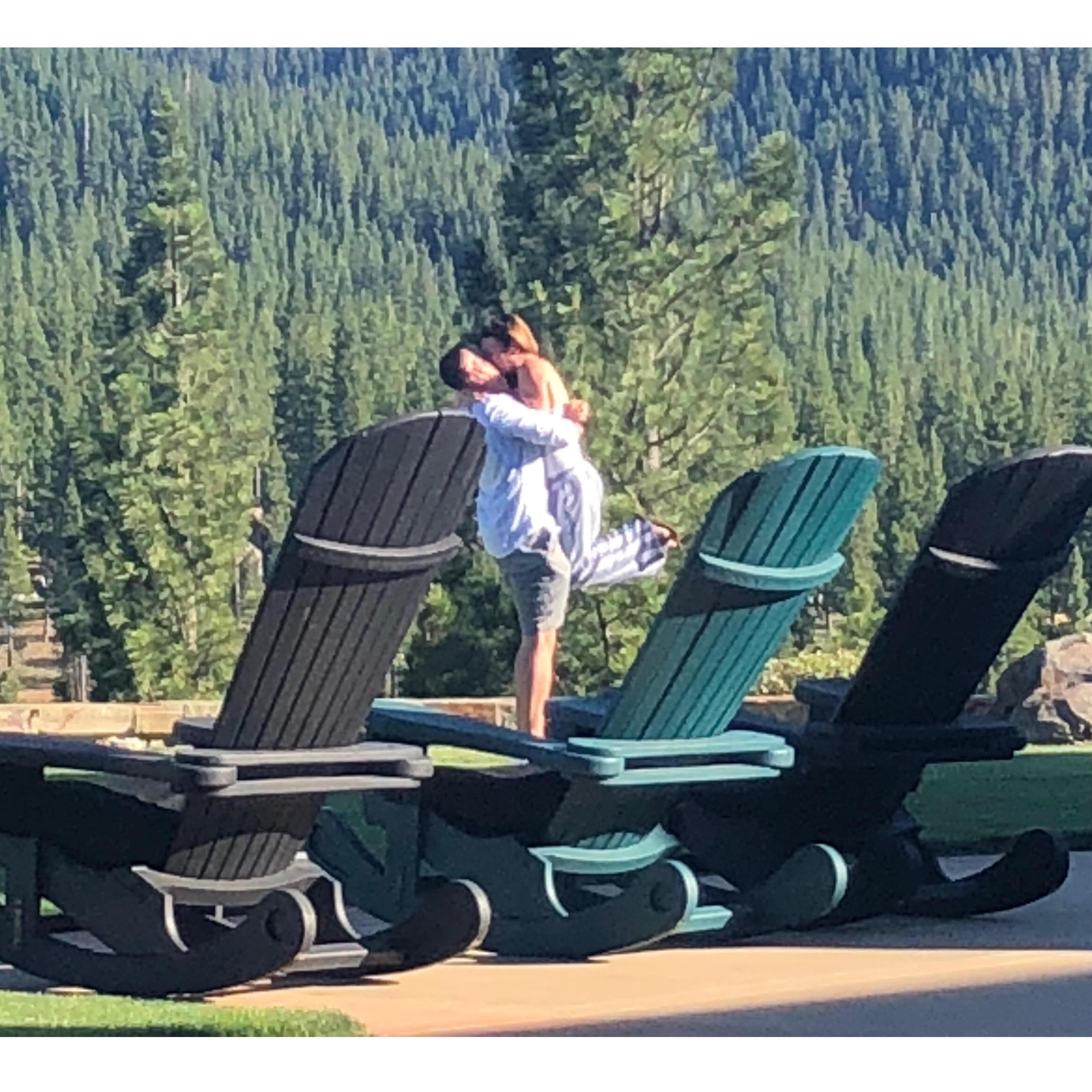 When she said "YES!"