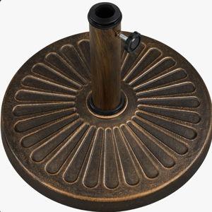 Autumm Outdoor Patio Heavy Duty Wind-Resistant Market Umbrella Base Stand - Bronze