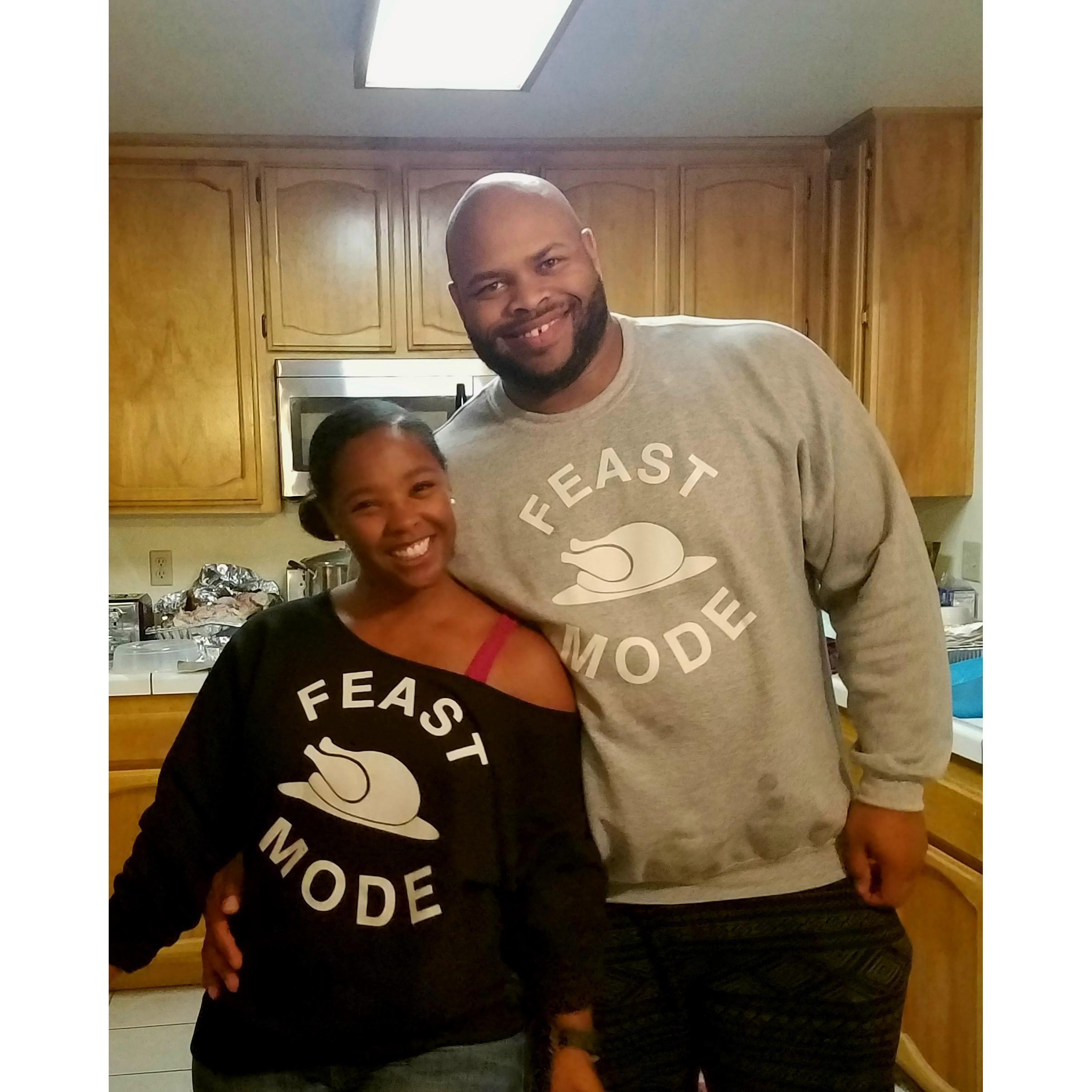 Our first Thanksgiving together