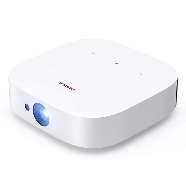 Anker Nebula Solar Portable 1080p Projector, Full HD Smart Projector, 4K Supported, Android TV 9.0, Autofocus, Keystone Correction, Digital Zoom, Built-In Stand, 3Hr Battery Life for Indoor/Outdoor