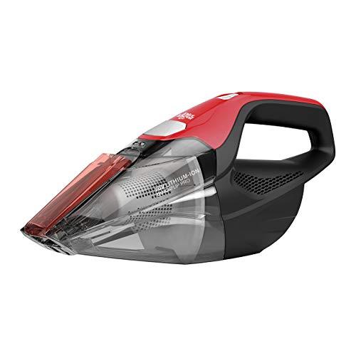 Dirt Devil Plus 16V Quick Flip Pro Cordless 16 Volt Lithium Ion Bagless Handheld Vacuum Cleaner BD30025B, Red