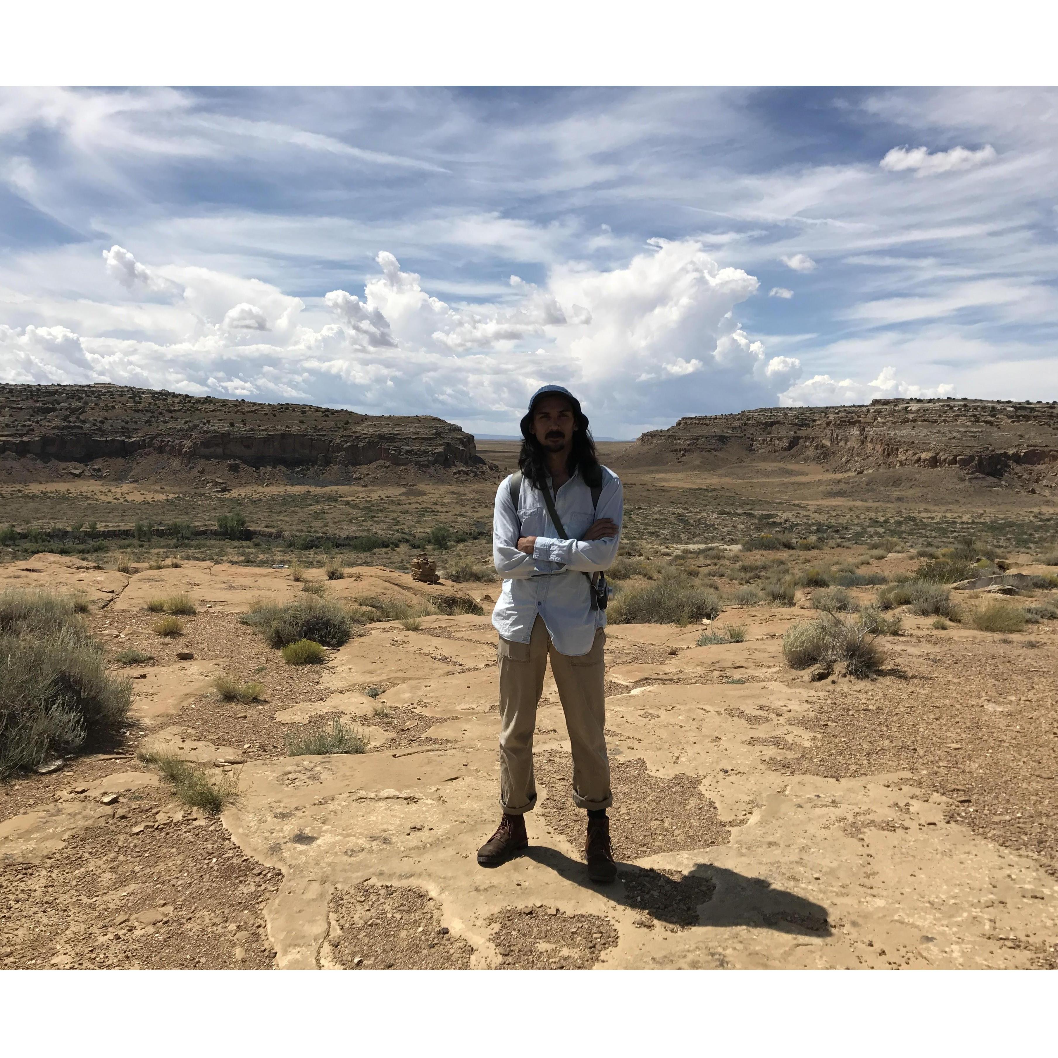 One of our favorite experiences in NM was exploring the remote Chaco Canyon and ancient Puebloan dwellings there.