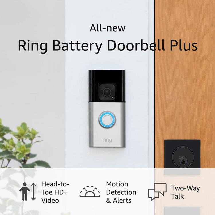 Ring, Battery Doorbell Plus | Zola
