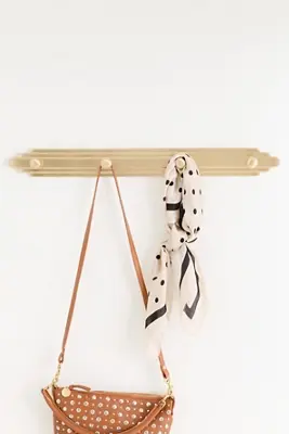 Lavinia Brass Hook Rack