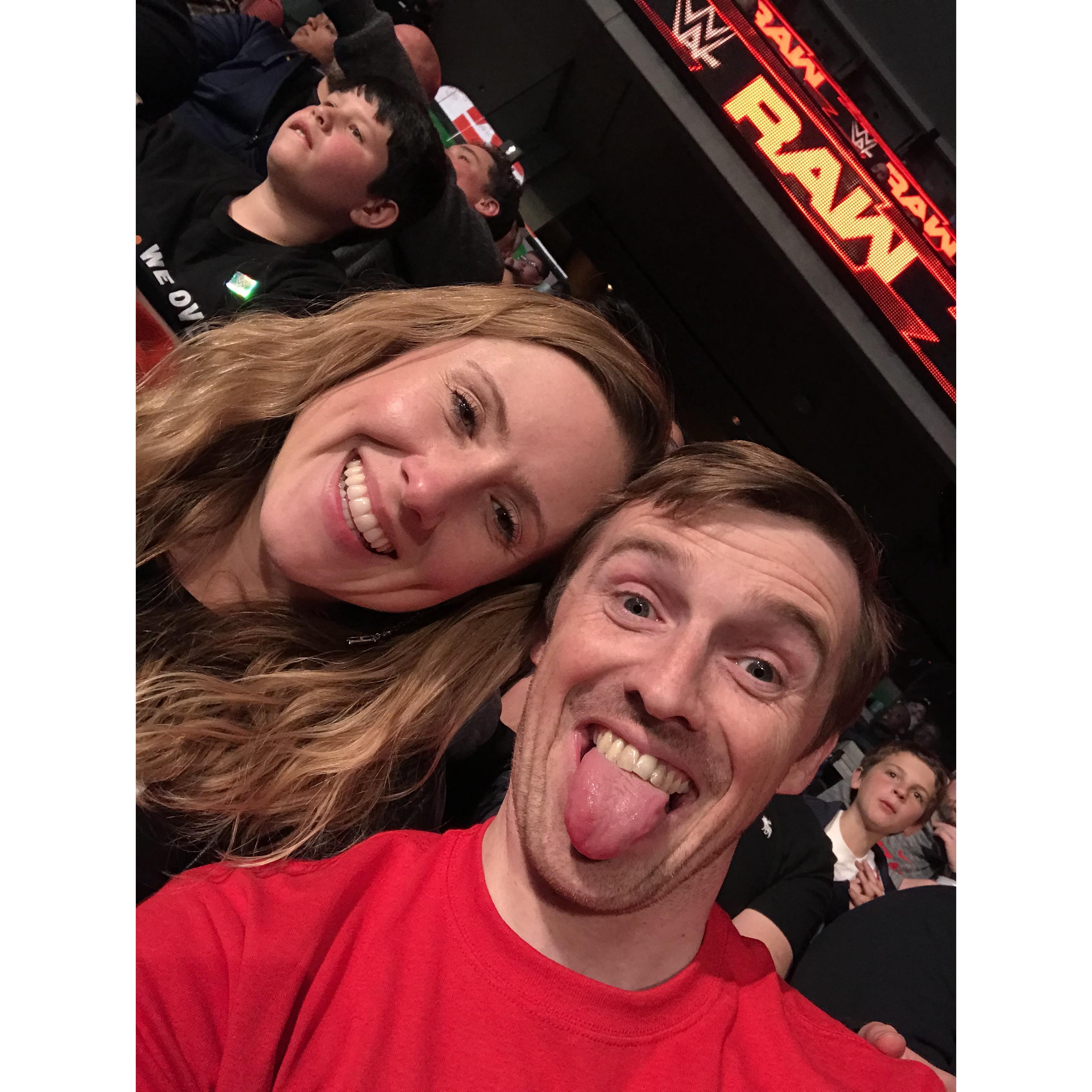 Yeah we are professional wrestling fans.