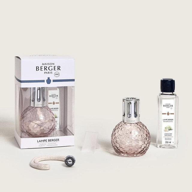 Disco Blush Fragrance Lamp Gift Set with Black Angelica