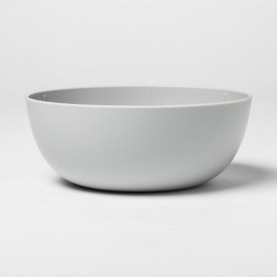 37oz Plastic Cereal Bowl Gray - Room Essentials™