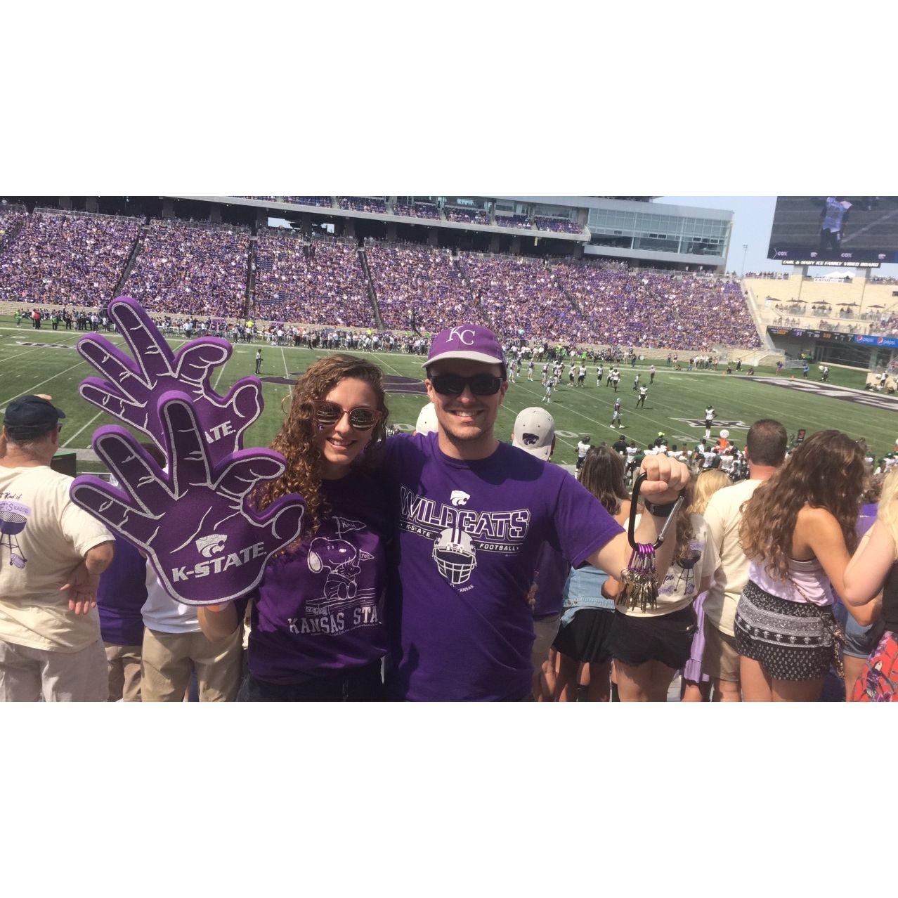 James and Taryn met at K-State!