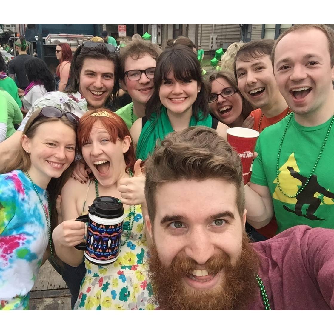March 2016: Ferris Bueller-ing the Louisville St. Patrick's Day parade