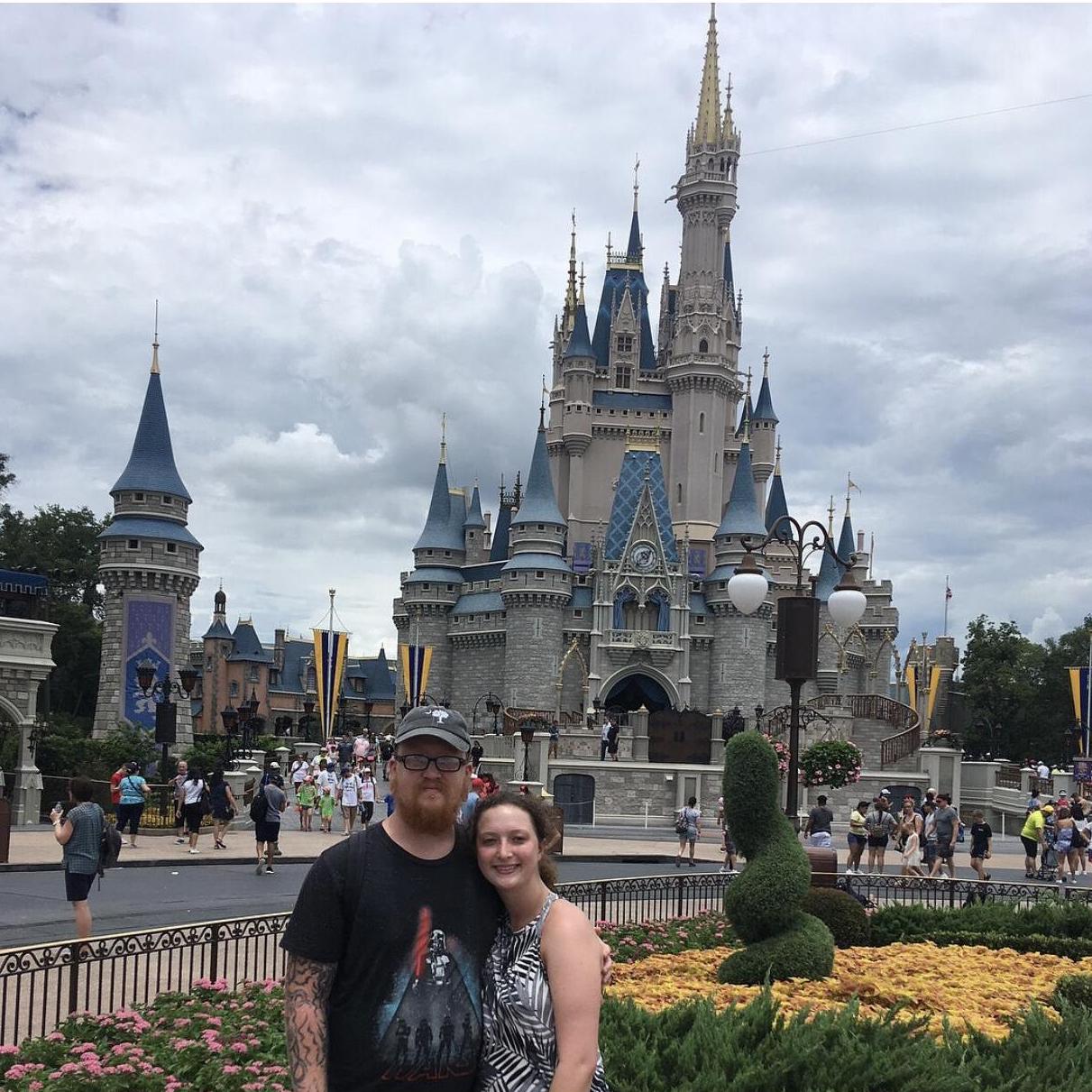 Their first time at Disney World together.