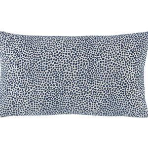 Tully Chenille Dotted Pillow with Feather Down Insert & Hidden Zipper