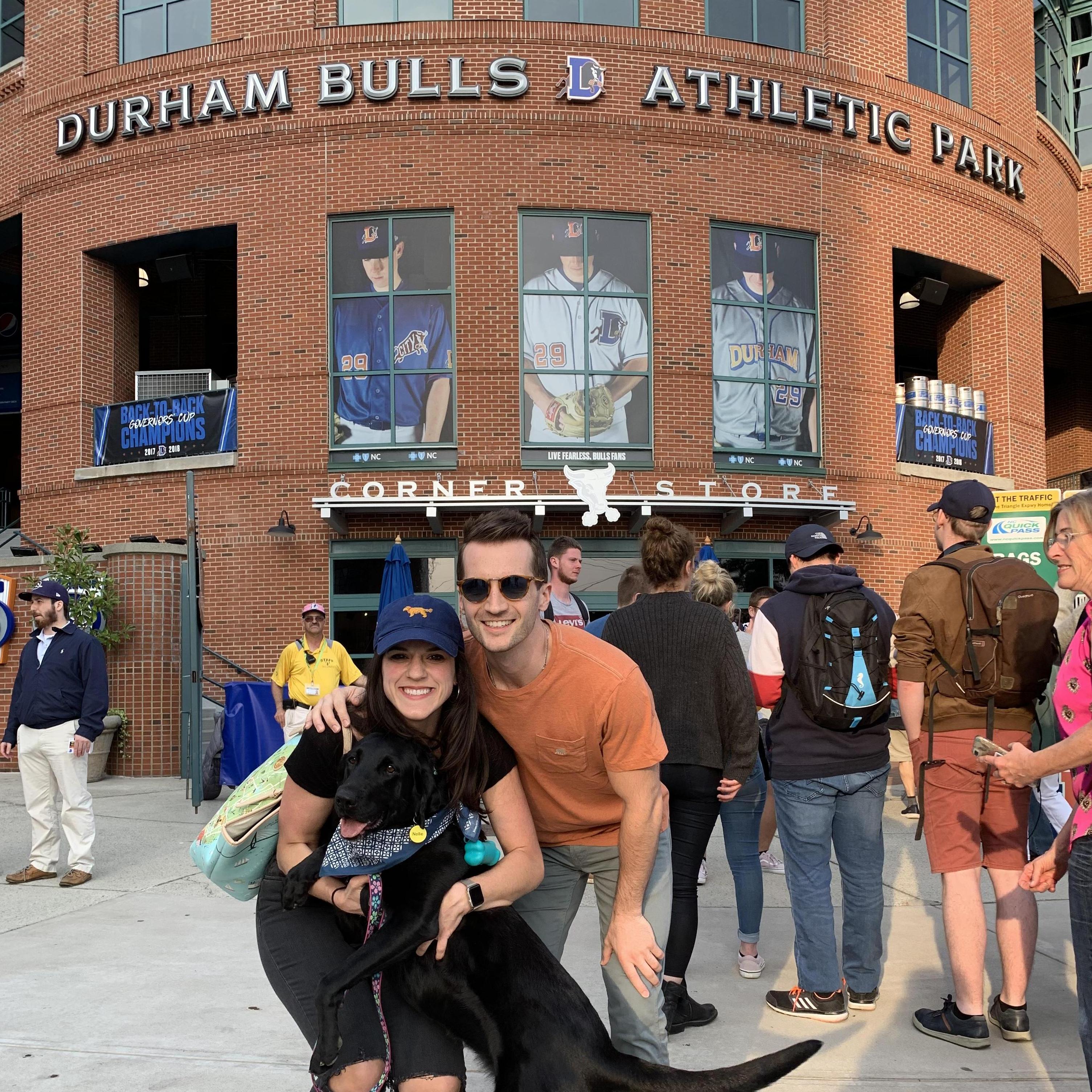 Bark at the Park - Durham Bulls baseball game