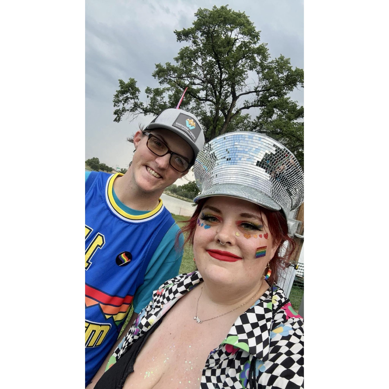 The first time we met at Pride!