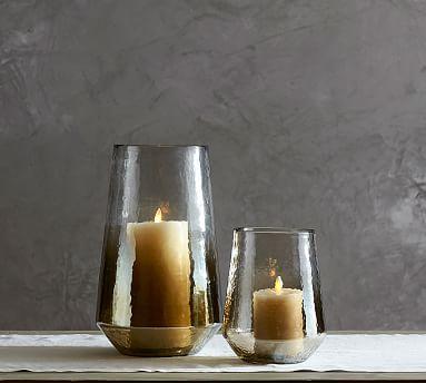 Warbled Luster Glass Hurricane