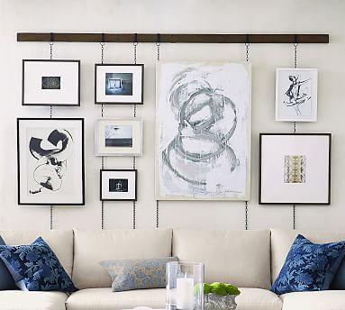 Hanging Picture Frame Rail - Bronze