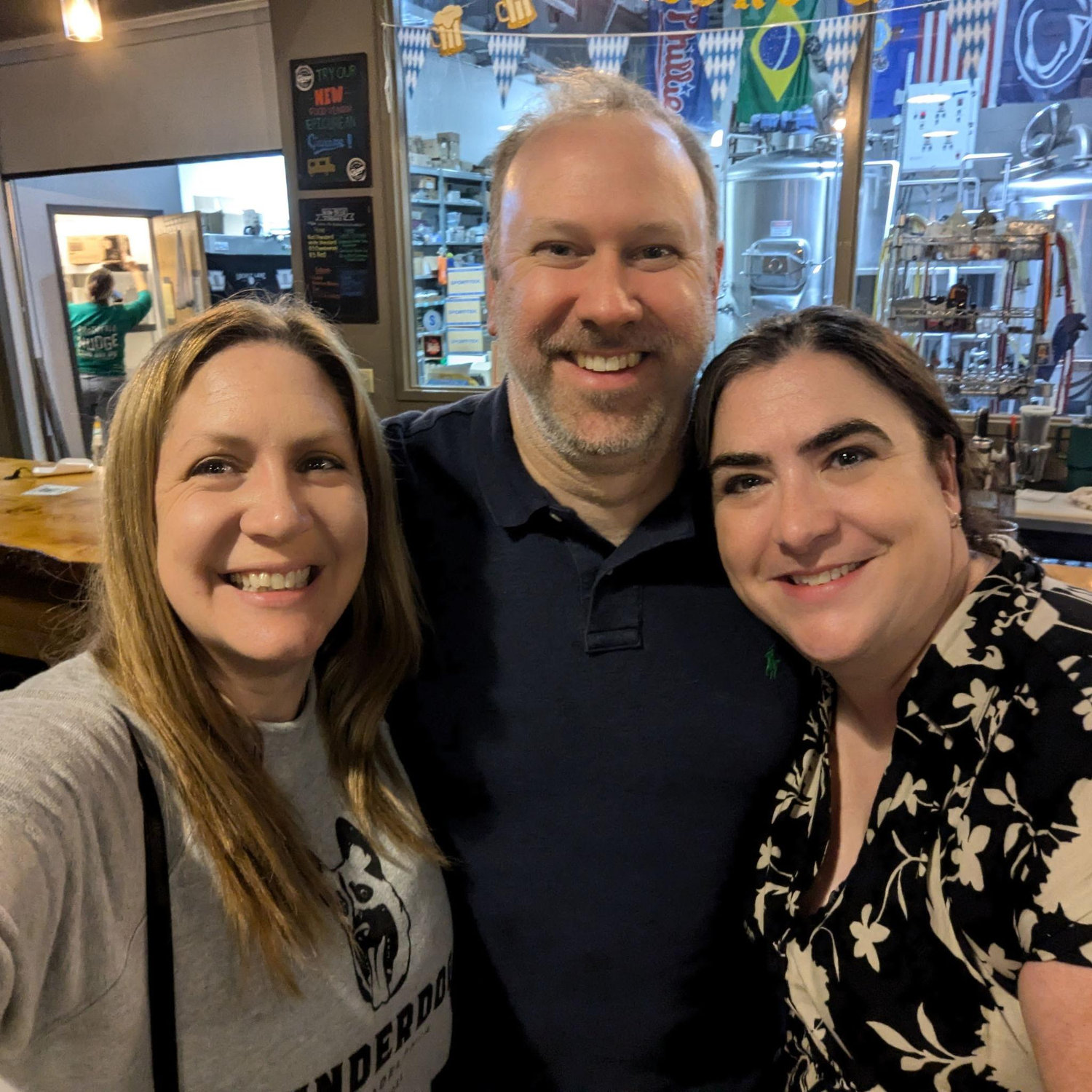 Supporting Erin at her guest bartending event -- she's always doing great things for the community! One of our smartest and most giving friends. :)